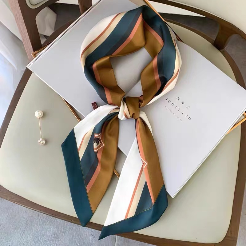 Silk Tie Striped - Luna & Cá Heo Nữ Rộng