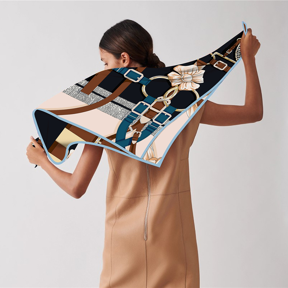 90cm New Design Belt Twill Sil - đánh giá và giá Scarf Silk Square