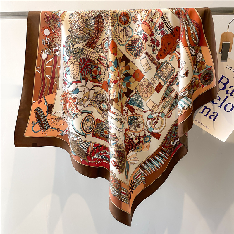 2026 New Square Twill Silk Sca - đánh giá và giá Scarf Silk Square
