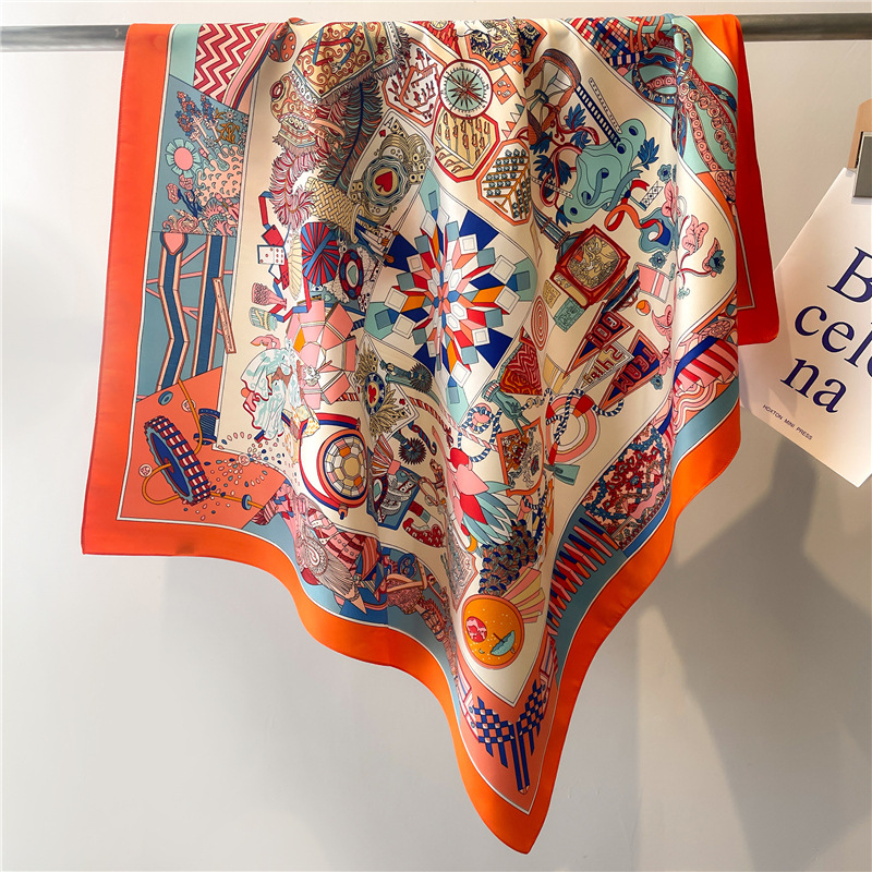 2026 New Square Twill Silk Sca - đánh giá và giá Scarf Silk Square